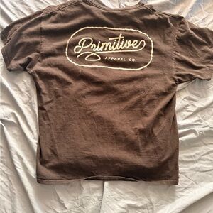Primitive Brown Short Sleeve Tee